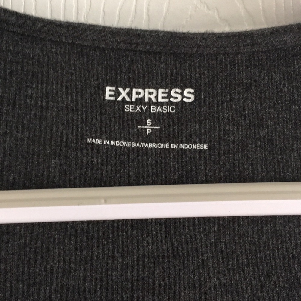 Express Asymmetrical Ruffle Front top - Picture 2 of 4